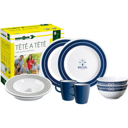 Sada nádobí Brunner Set tête-à-tête Nautical 8 pcs