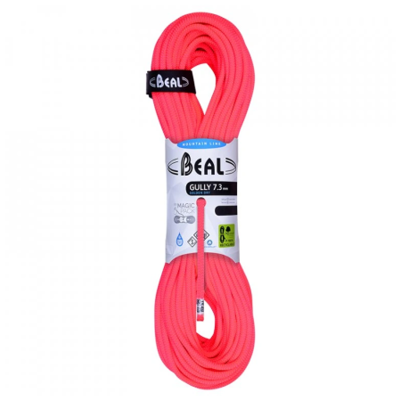 Lezecké lano Beal Gully 7,3 mm (50 m) Golden dry