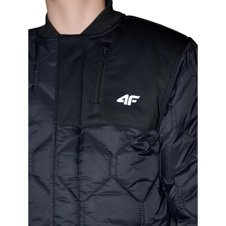 Dětská softshellová bunda 4F Jacket M324 Deep Black