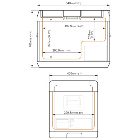 Chladící box Yolco GCX47