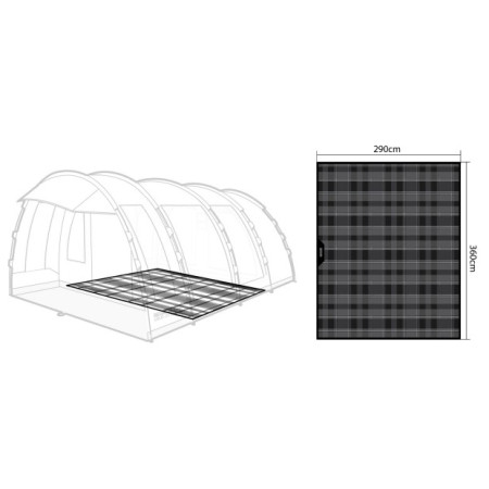 Koberec Regatta Vanern 6 Carpet