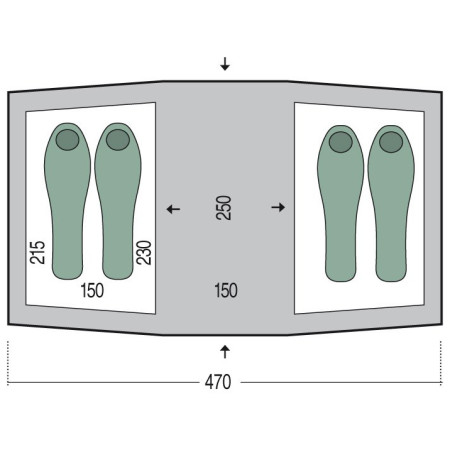 4Camping_stan_Pinguin_Base_Camp_plánek