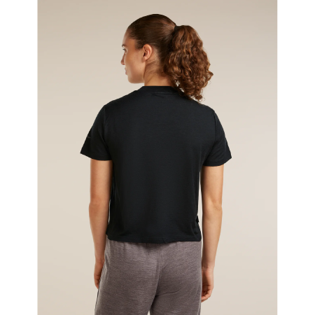 Dámské triko Icebreaker Merino 150 Tech Lite SS Crop Tee NZ Flora
