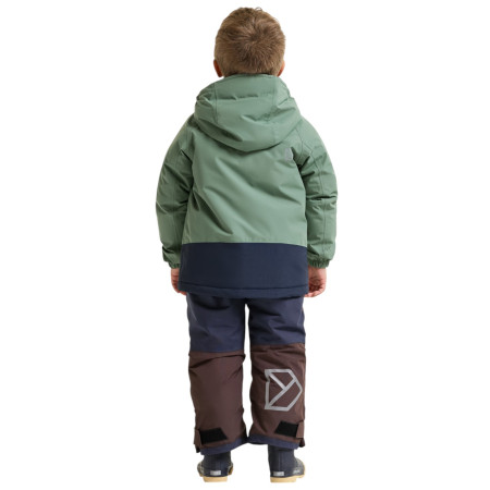 Dětská zimní bunda Didriksons Talvi Kids Jkt 2 Dark Moss