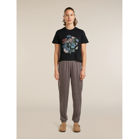 Dámské triko Icebreaker Merino 150 Tech Lite SS Crop Tee NZ Flora