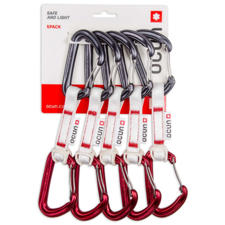 Sada expresek Ocún Hawk Qd Wire Bio-Dyn-Ring 15 Mm 10 Cm 5-Pack