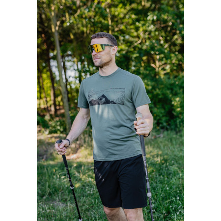 Pánské triko MOOA Merino Lyolite Highlander 150 Short