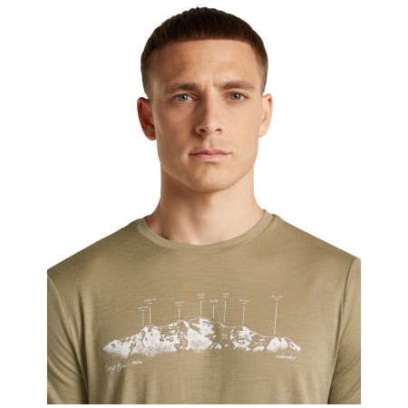 Pánské tričko Icebreaker Men Merino 150 Tech Lite SS Tee The Peaks