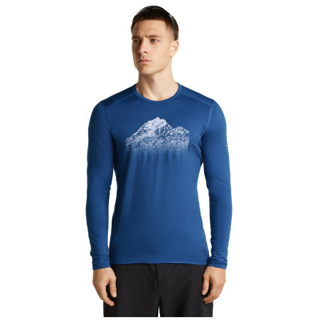 Pánské funkční triko Icebreaker Men Mer 200 Oasis LS Crewe Rising Light