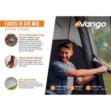 Předstan Vango Faros III Air Mid