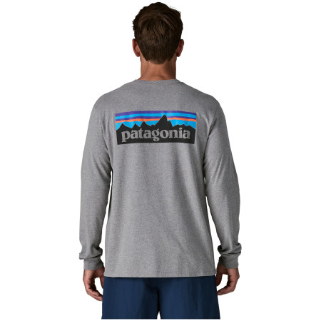 Pánské triko Patagonia P-6 Logo Responsibili Tee LS