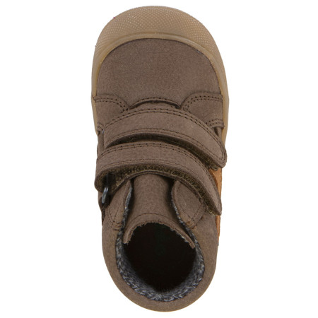 Dětské celoroční barefoot boty Froddo Ollie Tex Brown