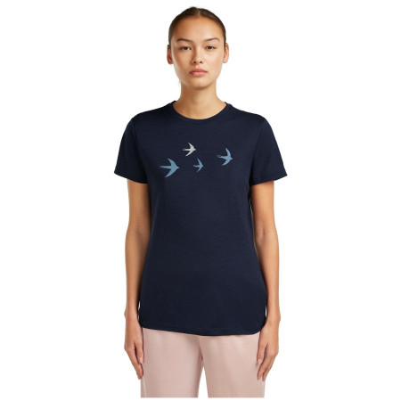 Dámské triko Icebreaker Women Merino 150 Tech Lite SS Tee Bird Transit