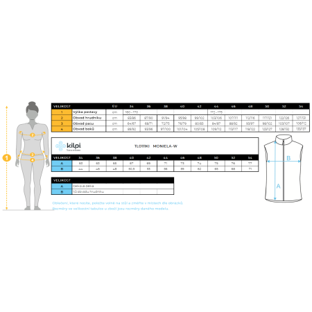 Dámská vesta Kilpi Monilea