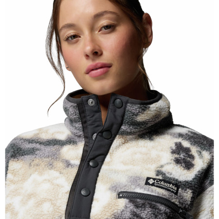 Dámská mikina Columbia Helvetia™ II Printed Cropped Half Snap