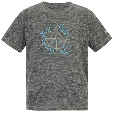 Dětské triko Regatta Alvarado Black Marl