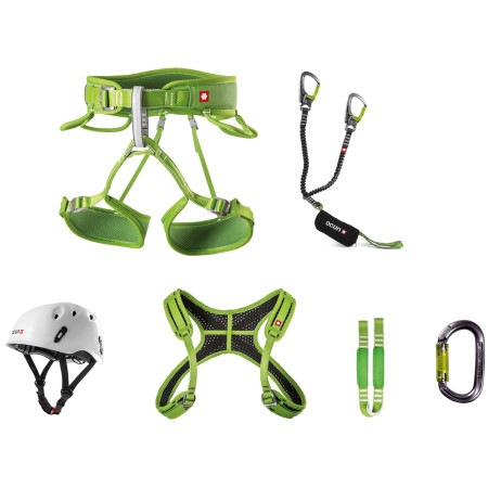 Ferratový set Ocún Via Ferrata Twist+Chest Pail Set