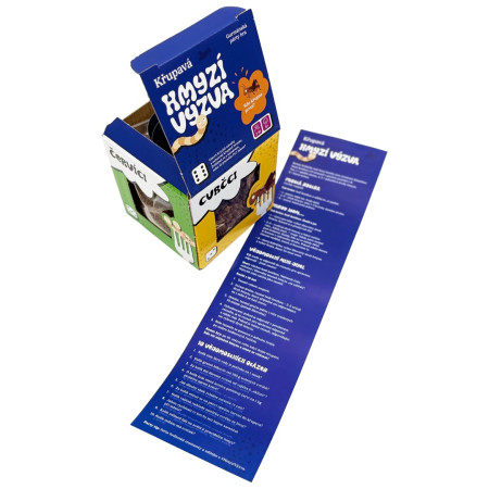 Jedlí červi Sens Křupavá hmyzí výzva - Gurmánská párty hra