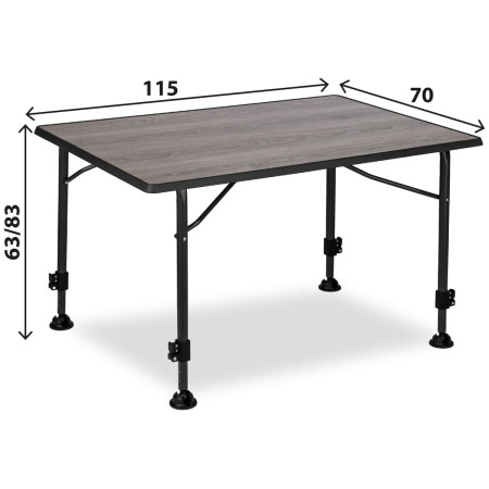 Stůl Brunner Linear Greywood 115