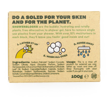 Sprchový gel Totally Solid Solid Shower Gel EO Range - Lemon & Rosemary