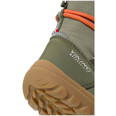Dětské zimní boty Viking Outdoor Footwear Birch Barefoot Warm WP Pull-on Olive