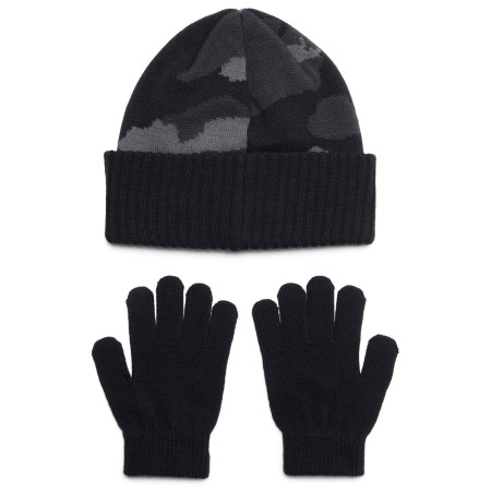 Čepice Under Armour B Beanie/Glove Combo Black