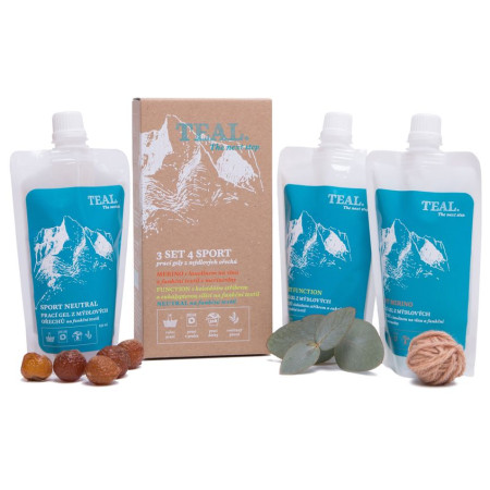 Set pracích gelů pro sport Teal 3 Set 4 Sport