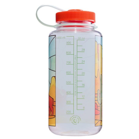 Láhev Nalgene Wide Mouth 1l Clear Stained Glass