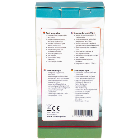 Kempingová lampa Bo-Camp Tent light Vipe connectable