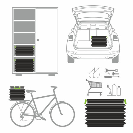 Skládací box s víkem Yolco CP60