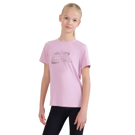 Dětské triko 4F Tshirt Fnk F1199 Light Pink