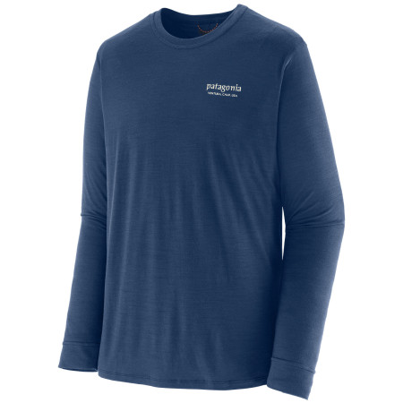 Pánské triko Patagonia M's L/S Cap Cool Merino Blend Graphic Shirt