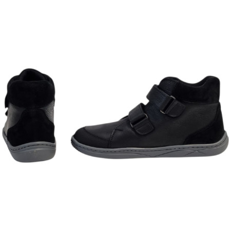 Dětské barefoot boty beBare 3602SA Black