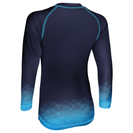 Dětské funkční triko WAMU Mozaika dark blue