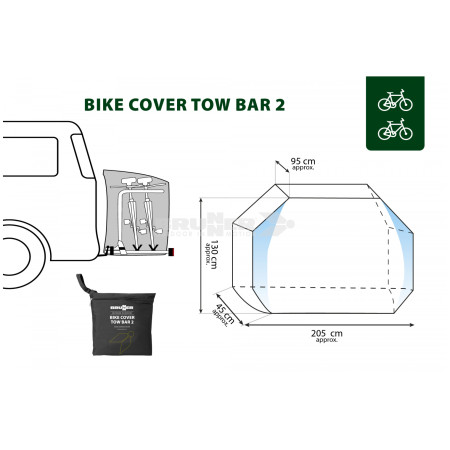 Nepromokavý obal Brunner Hitch Bike Cover 1/2