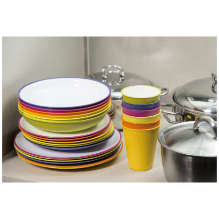 Sada talířů Omada SANALIVING DinnerPlate Set 4x Plate 24xh2cm