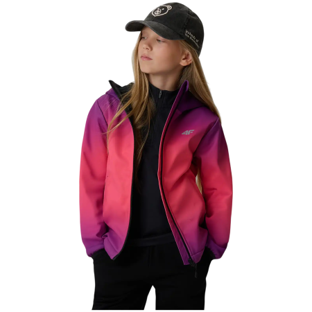 Dětská softshellová bunda 4F Softshell Jacket F603 Multicolour 3 Allover