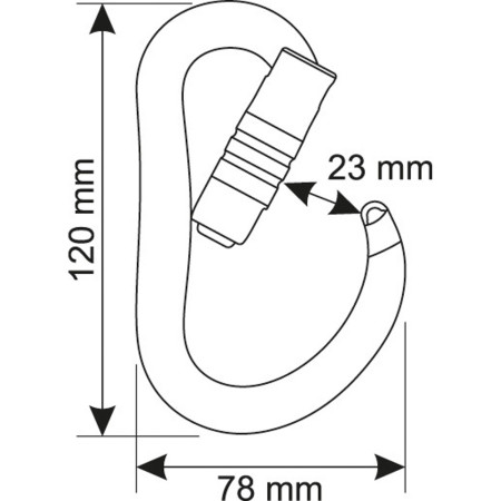 Karabina Camp Atom 3Lock
