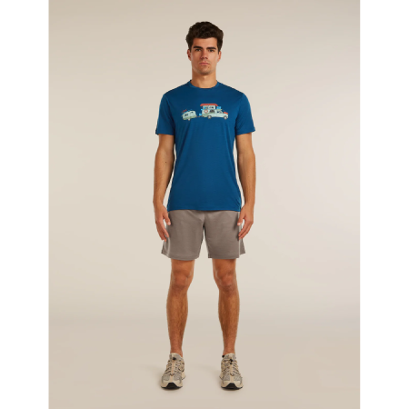 Pánské triko Icebreaker Men Merino 150 Tech Lite SS Tee Transportage