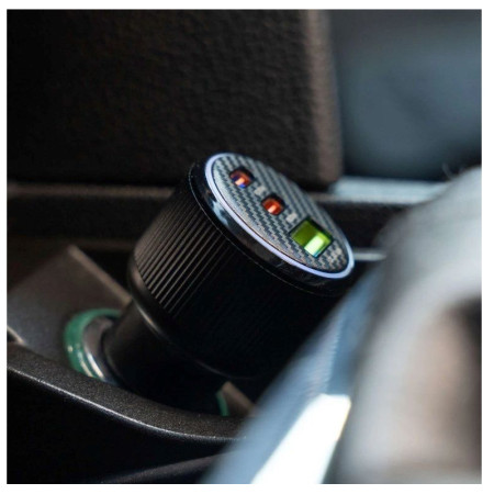 Adaptér Swissten Car Charger 2x USB-C PD + USB-A, 95 W + cabel USB-C / USB-C, 1 m