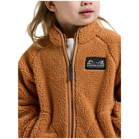 Dětská mikina Didriksons Gibbs Kids Fullzip 2 Almond Tree