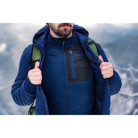 Pánská mikina MOOA Nyore Grid 220