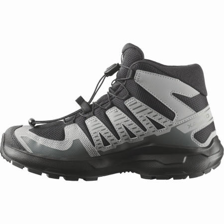 Dětské boty Salomon Xa Pro Mid Wp J Black-Sedona Sage-Wrought Iron