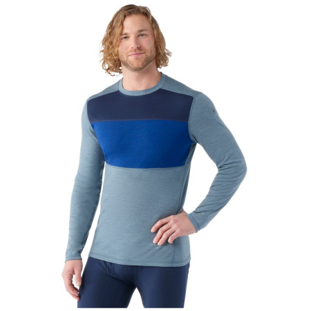 Pánské funkční triko Smartwool M Classic Thermal Mrn Bl Colorbl Crew B