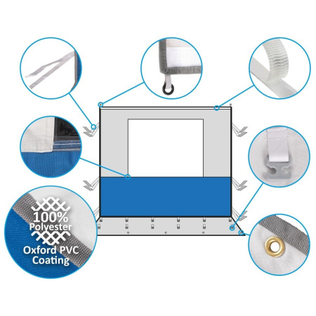 Boční stěna Brunner Sidewall Set Sunny Van Roof