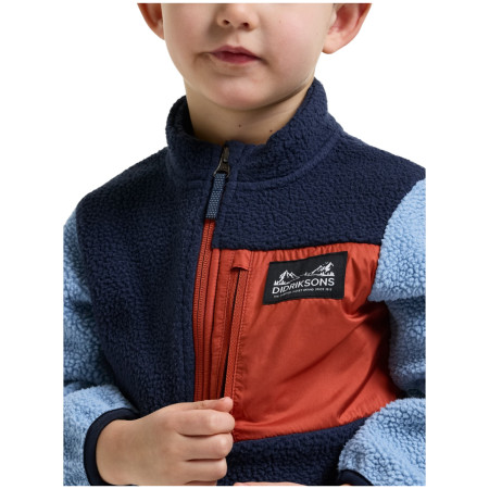 Dětská mikina Didriksons Anten Kids Fullzip 2 Winter Blue