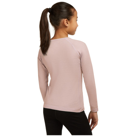 Dětské funkční triko Icebreaker K 200 Oasis LS Crewe Pink Quartz