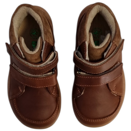 Dětské barefoot boty beBare 3602SA Tan