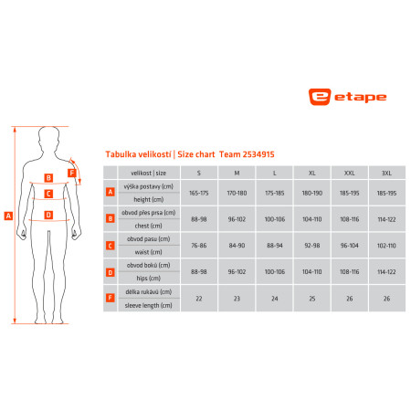 Pánský cyklistický dres Etape Team
