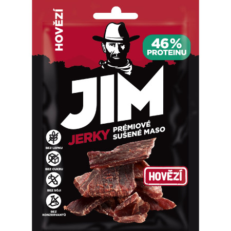 Sušené maso Jim Jerky Jerky hovězí 23 g